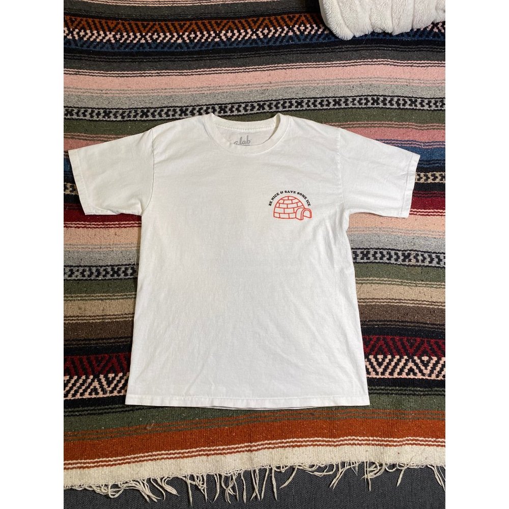A.Lab Zumiez graphic tee shirt sad penguin